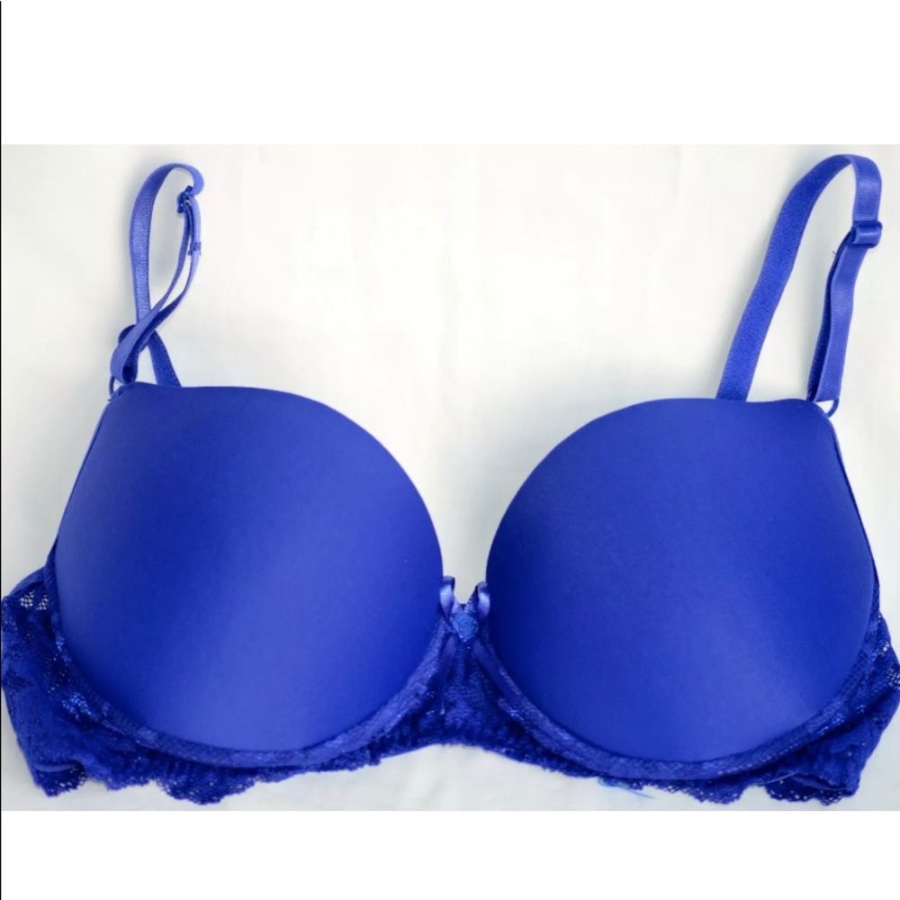 NWT Brazilian Style  Underwired Padded 🔥🔥Bra Royal Blue size Small (38)